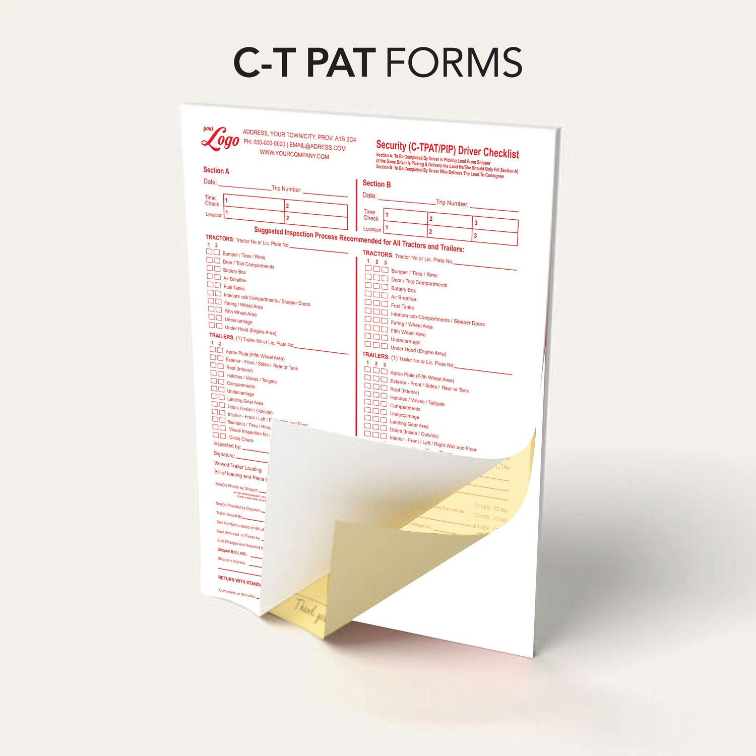C-T PAT forms