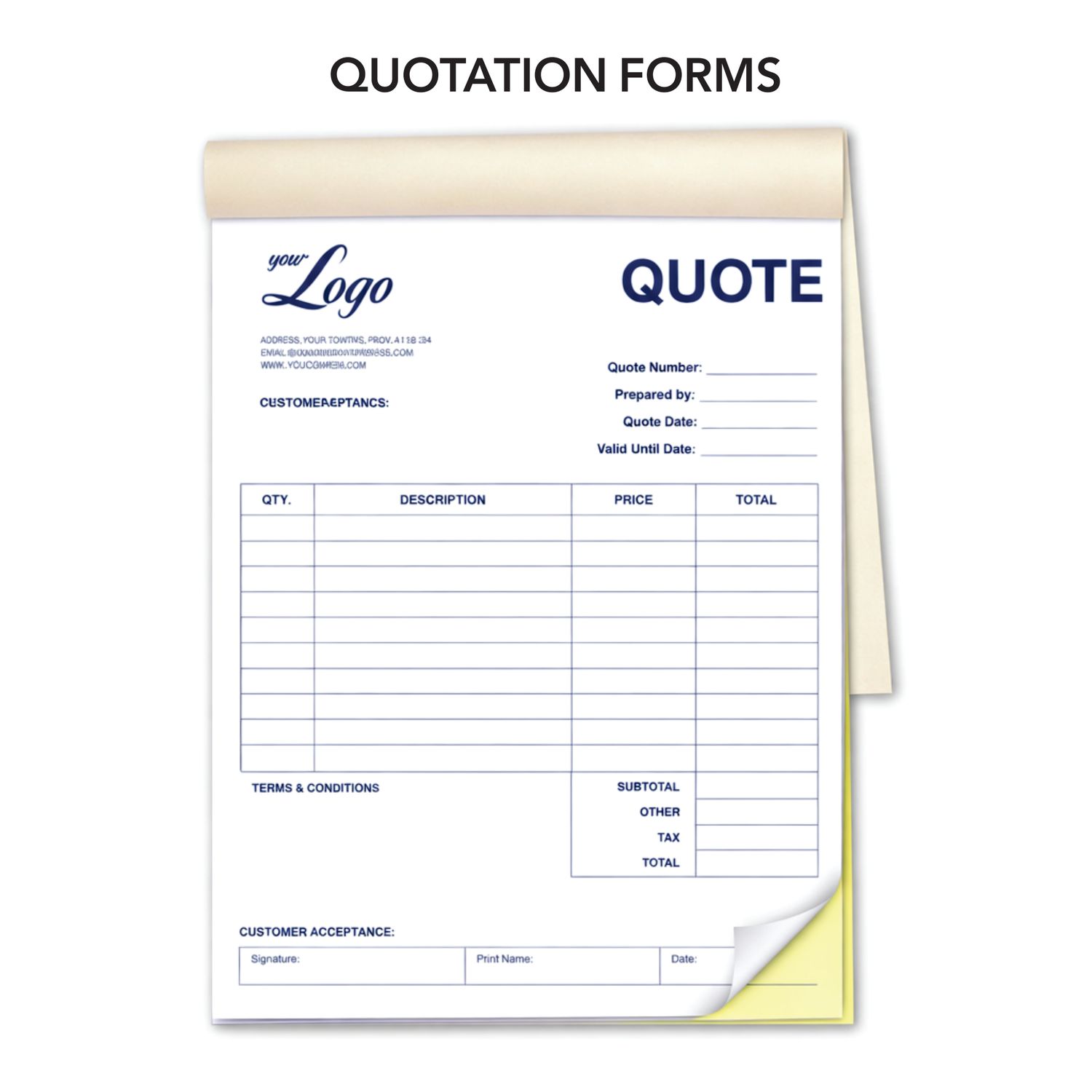Quotation  forms