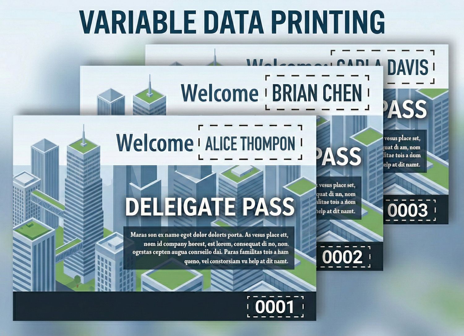 Variable  Card Printing