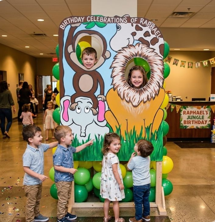 Birthday Selfie Photo Booth Frames-Die Cut - Coroplast sign (pick up only )