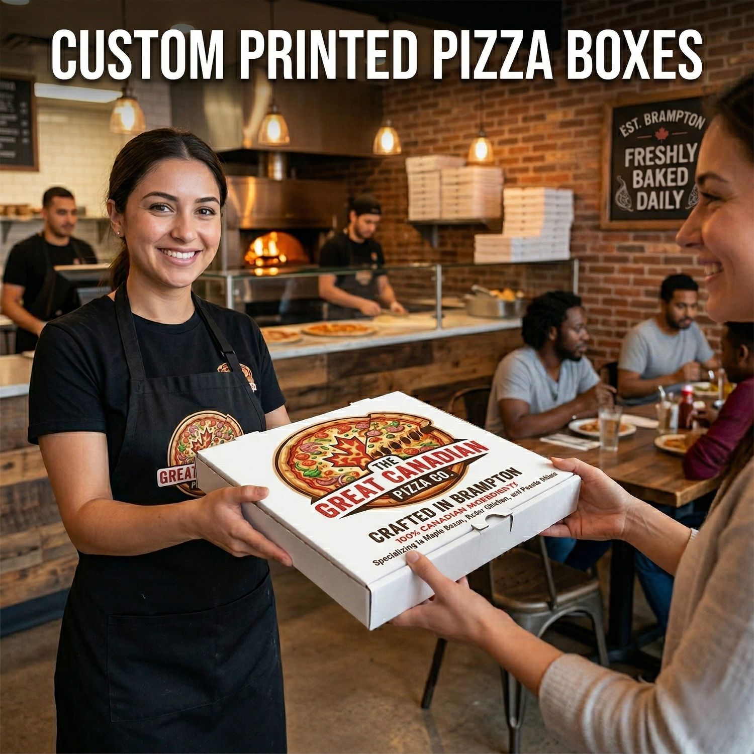 Pizza Boxes- Custom printed