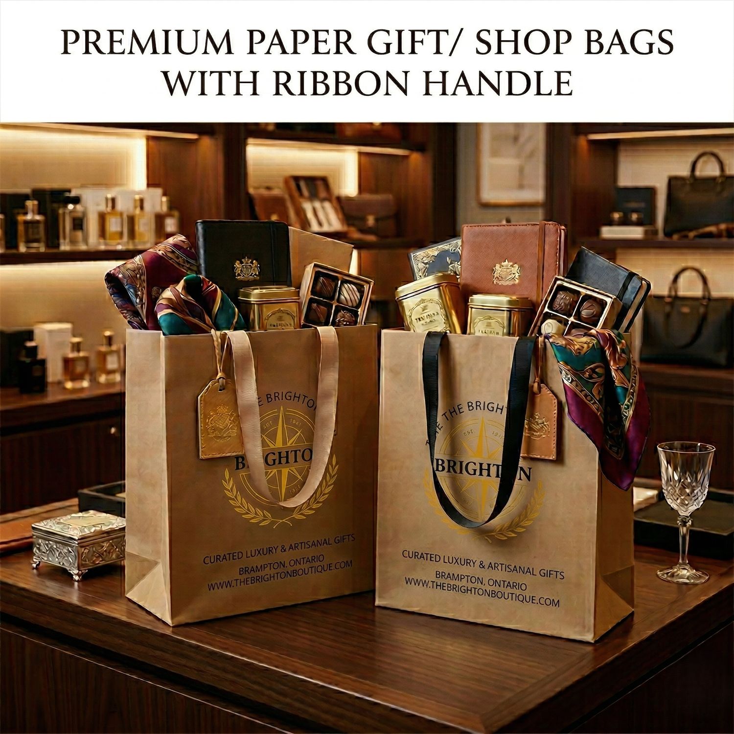 Premium Gift Paper Bags -Craft