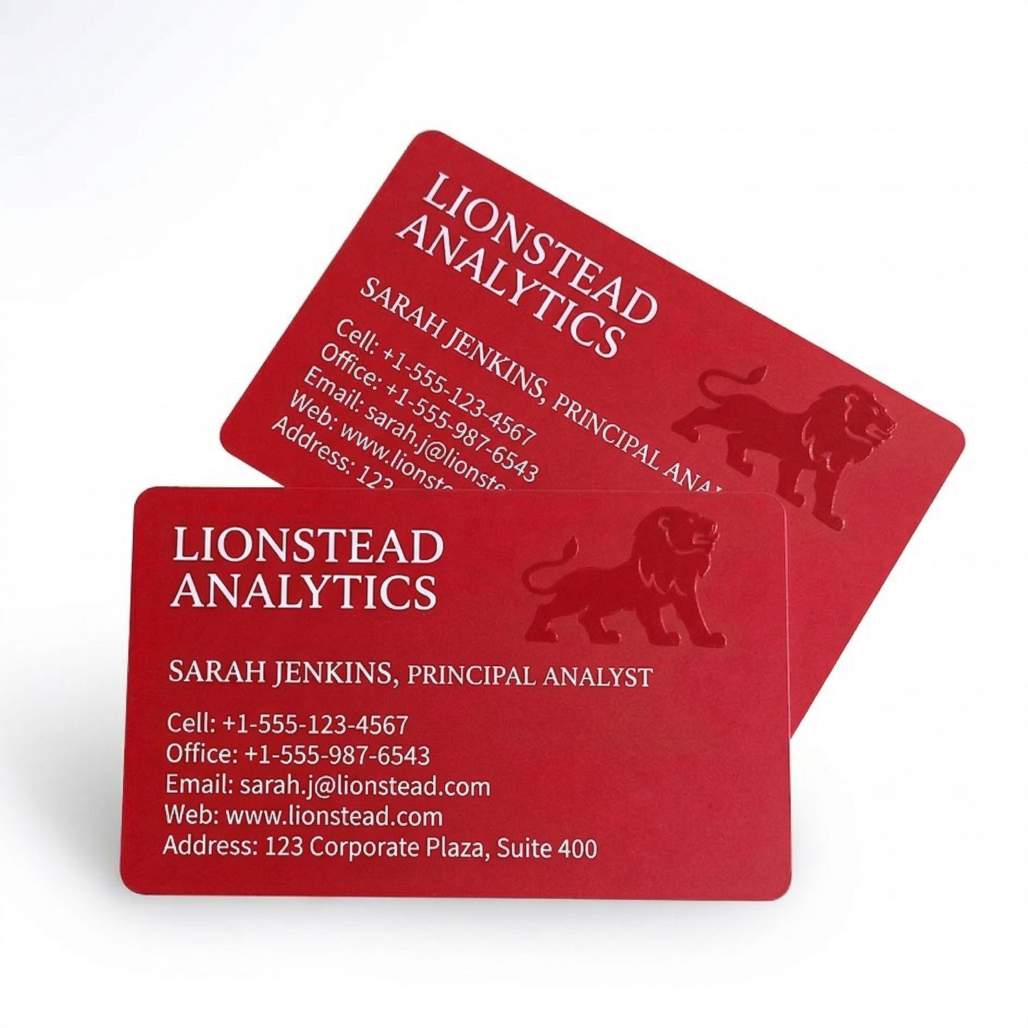 Spot UV (Gloss ) Business Cards - Premium
