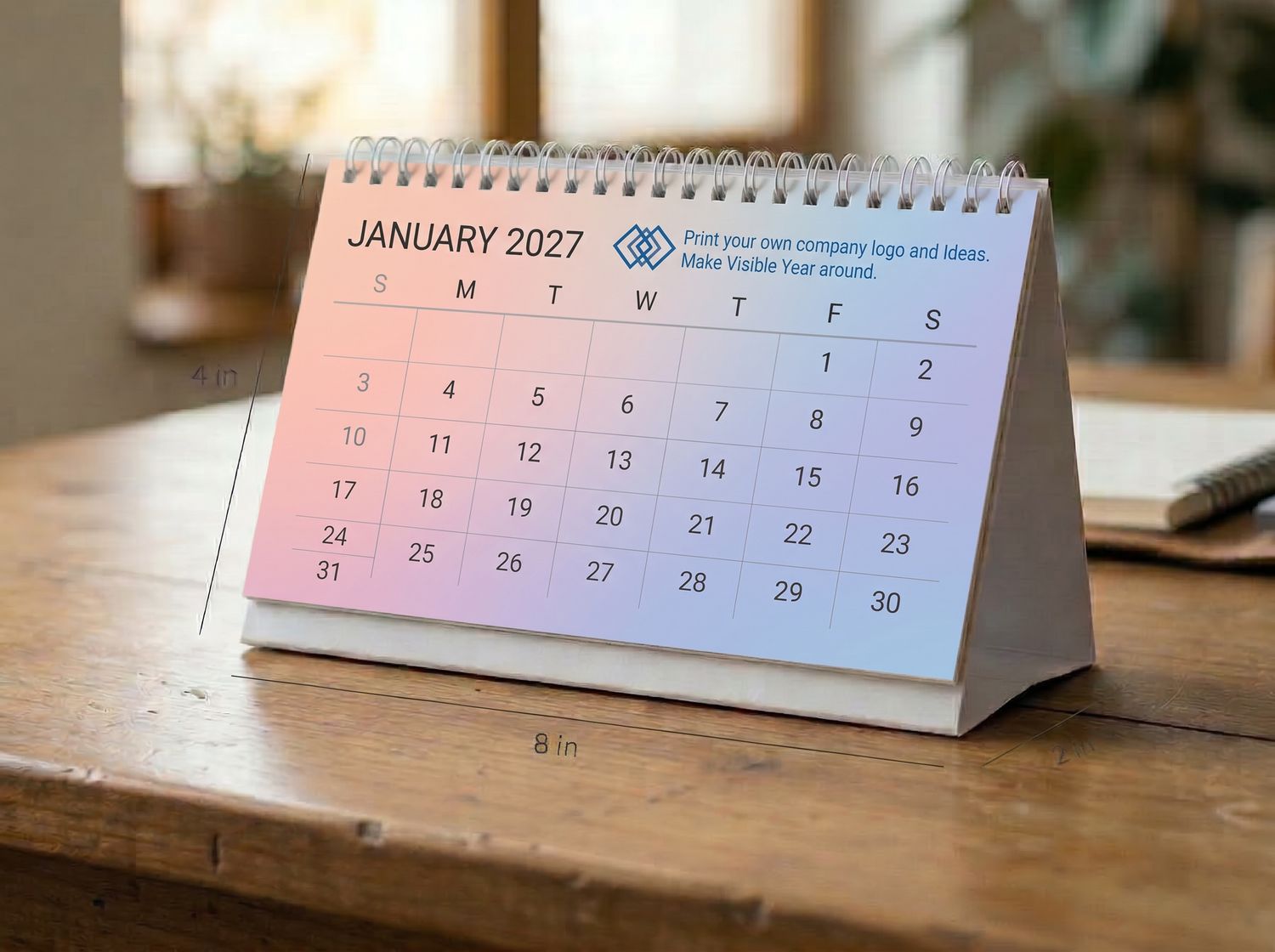 Custom Desktop Calendars 2027