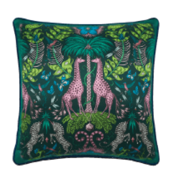 CUSH KRUGER TEAL 45X45