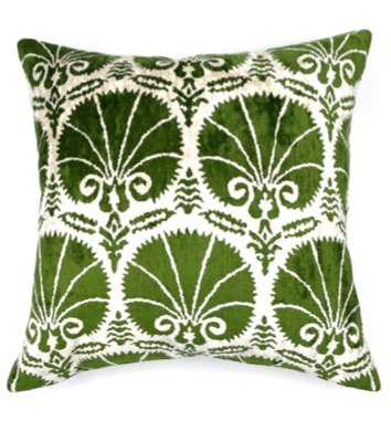 CUSH VEL IKAT DK/GRN 788 50X50CM