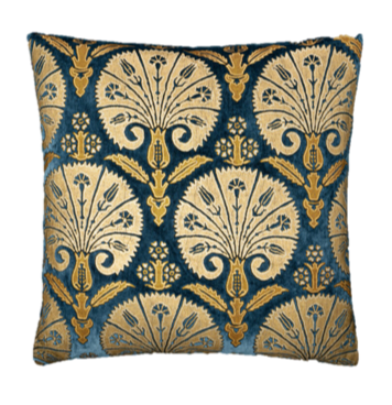 CUSH VEL ISTANBUL BLU 52X52