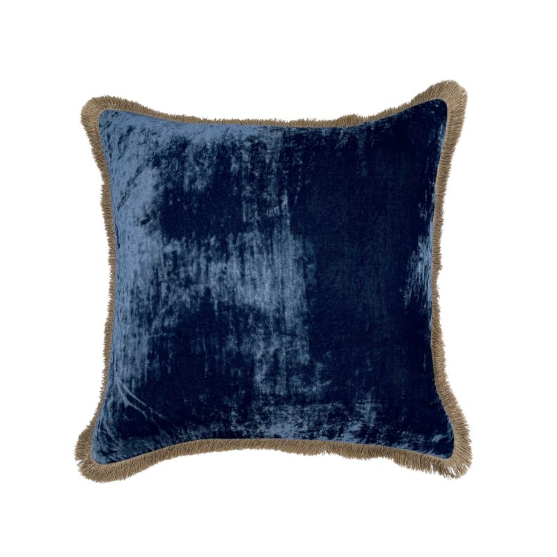 CUSH PLAIN BLU DE PRUSSE 50X50