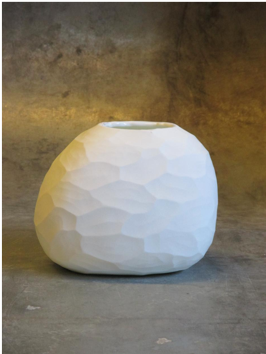 CARVED PEBBLE WHT -23XH20