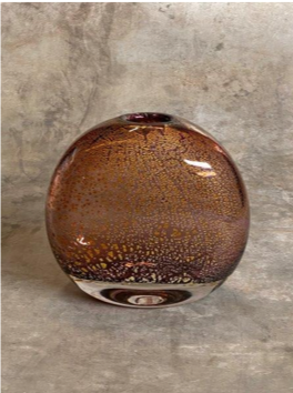 VASE W/ METAL PRU GD C22X10XH22