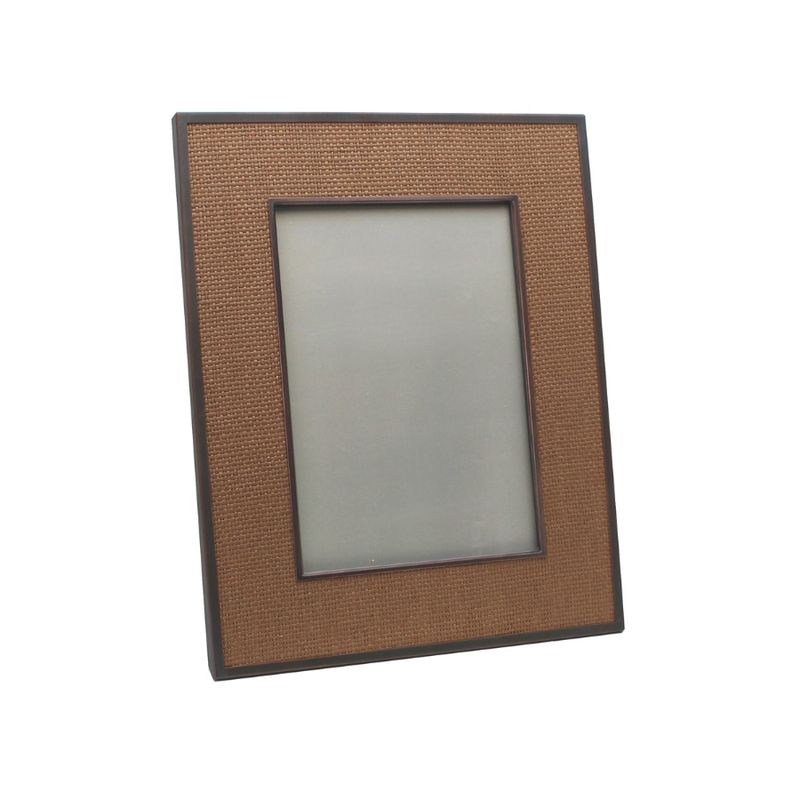 FR FAUX ALMOND RATTAN -8X10