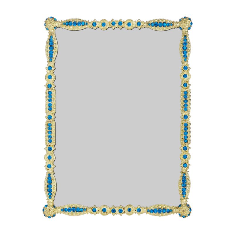 FR ASBURY CAPRI BLU/GD 5X7