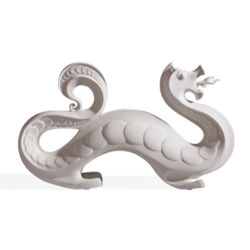 PORCELAIN DRAGON 40CM