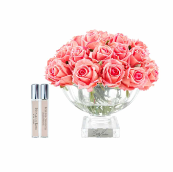 CENTREPIECE 37 ROSES PEACH -CL