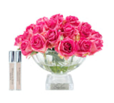 CENTREPIECE 37 ROSES MAGENTA -CL.