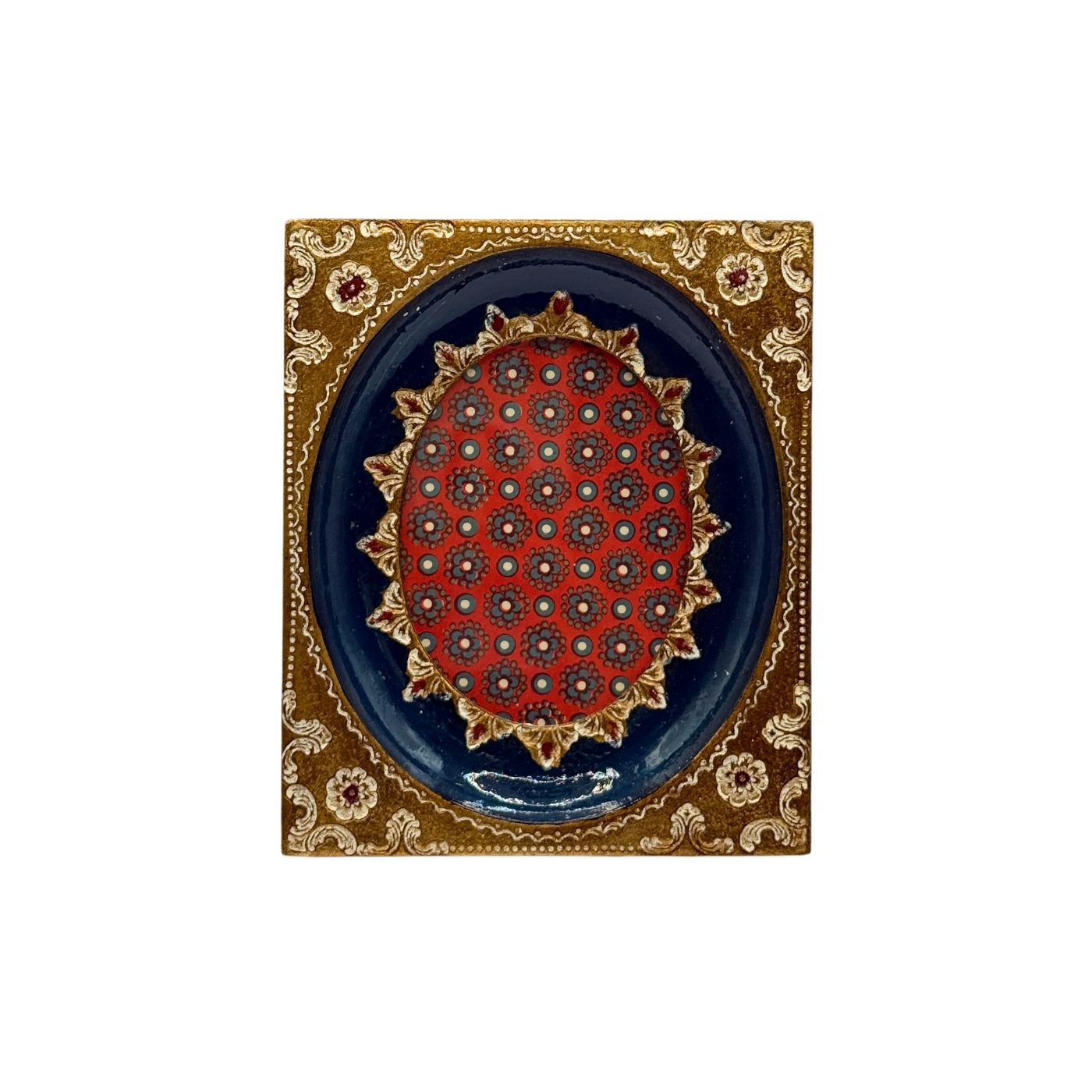 FR WOODEN OVAL S BLU