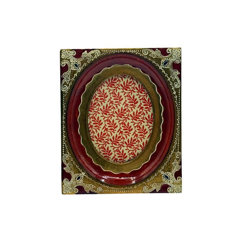 FR WOODEN OVAL S RED