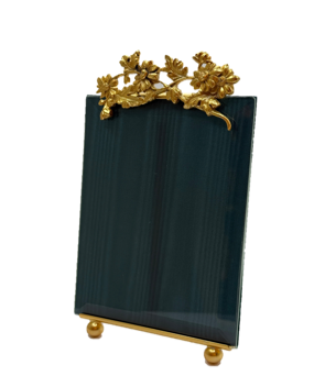 FR GLS FLW2 22K GD/PLAT BRASS