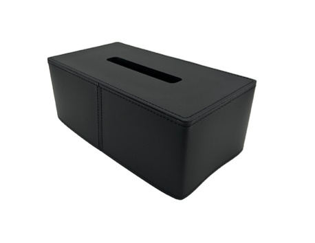 TISSUE HOLDER RECT BLK.