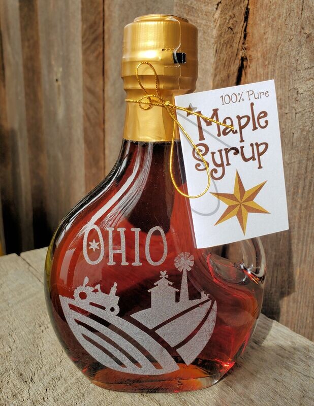 Ohio Farm Fields - Etched Basque