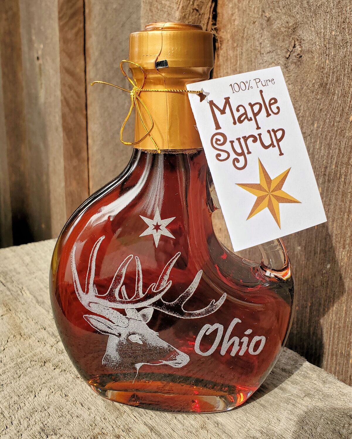 Ohio Vintage Buck - Engraved Basque