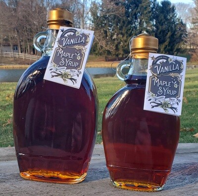 Vanilla Maple Syrup - Flask Bottle