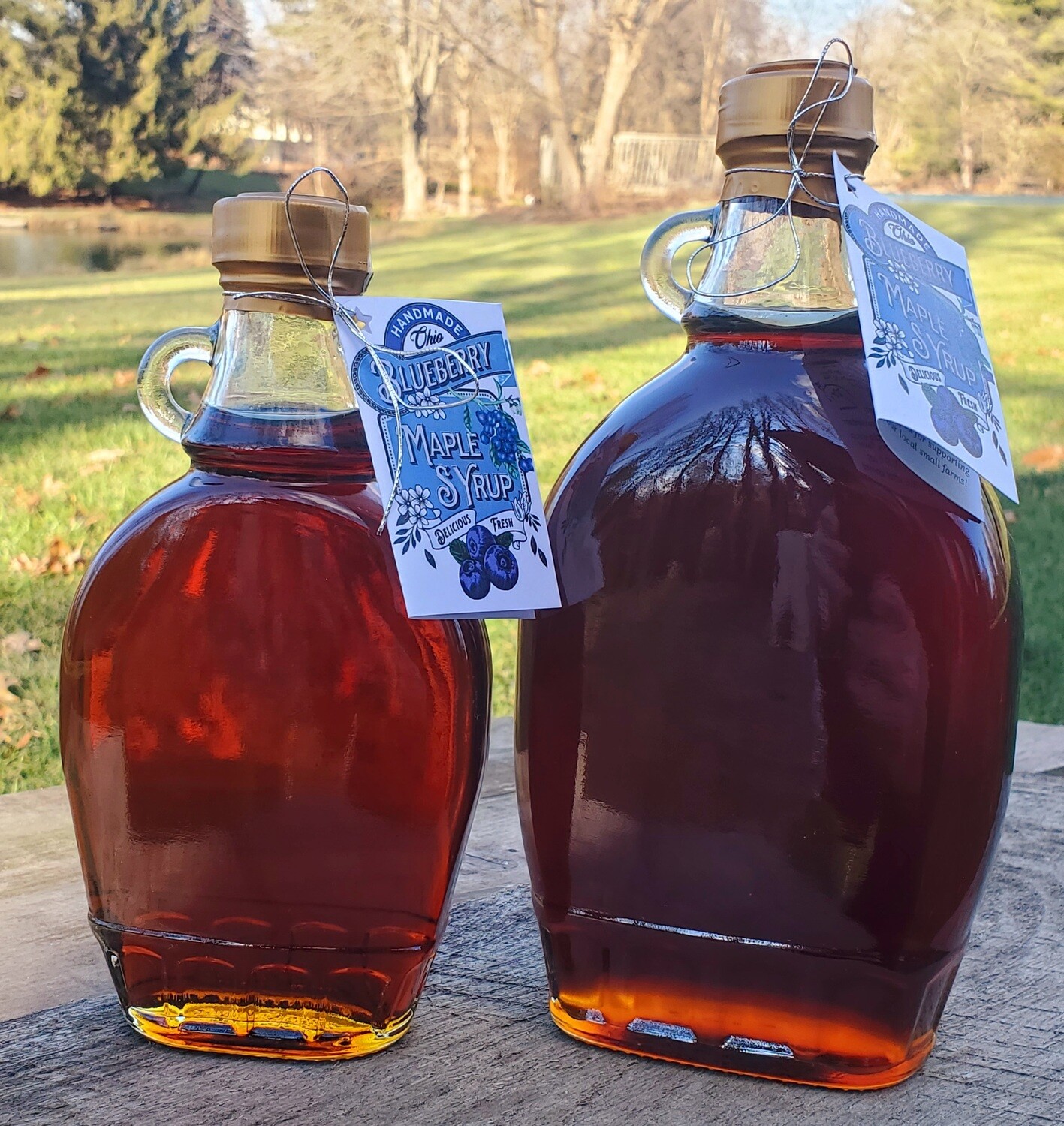 Blueberry Maple Syrup - Flask Bottle Blueberry Maple Syrup - Flask Bottle