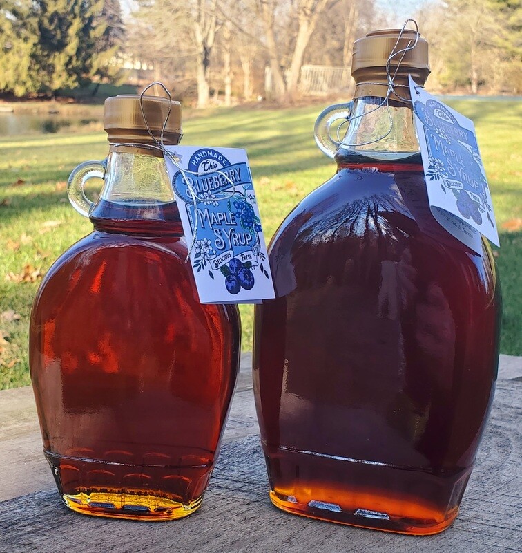 Blueberry Maple Syrup - Flask Bottle