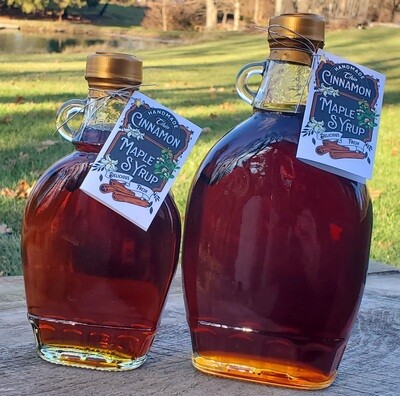 Cinnamon Maple Syrup - Flask Bottle