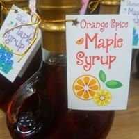 Orange Spice Maple Syrup - Flask Bottle