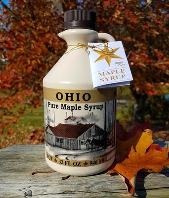 Quart Maple Syrup - Plastic Ohio Jug