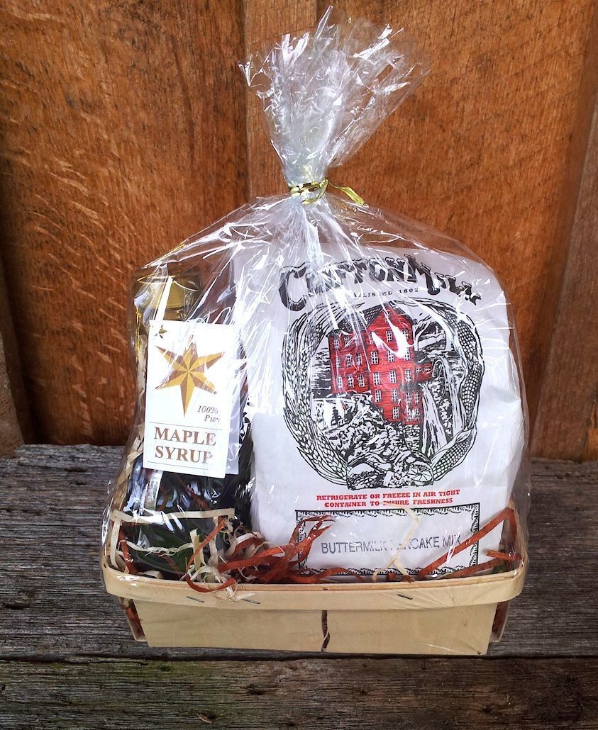 Small Pancake Mix Gift Basket Small Pancake Mix Gift Basket