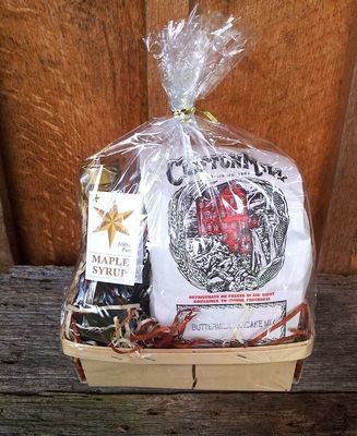 Small Pancake Mix Gift Basket Small Pancake Mix Gift Basket