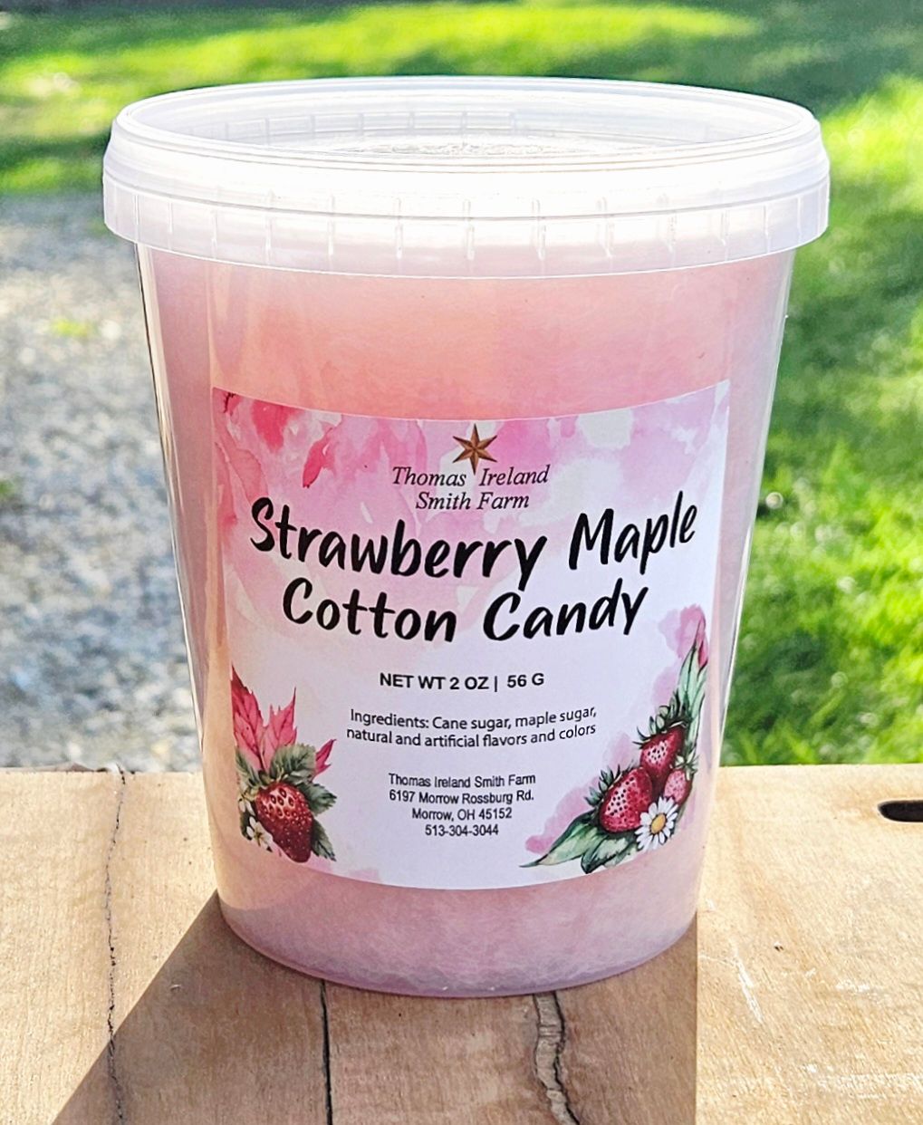 Strawberry Maple Cotton Candy