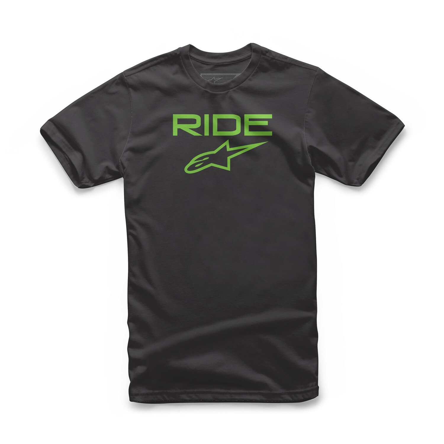 T-Shirt Alpinestars Ride 2.0 Negra/ Verde
