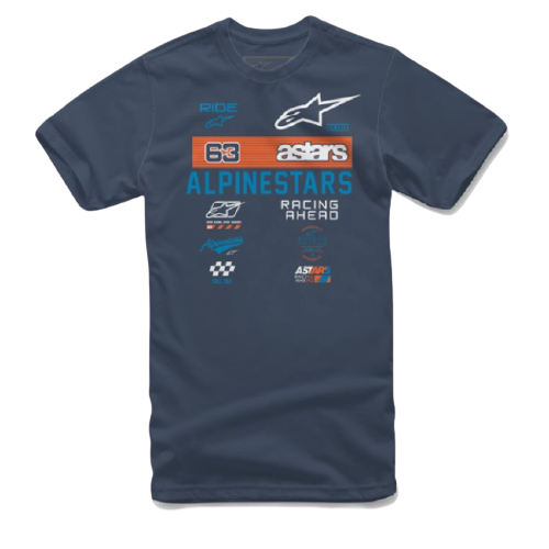 T-Shirt Alpinestars Sponsored Azul