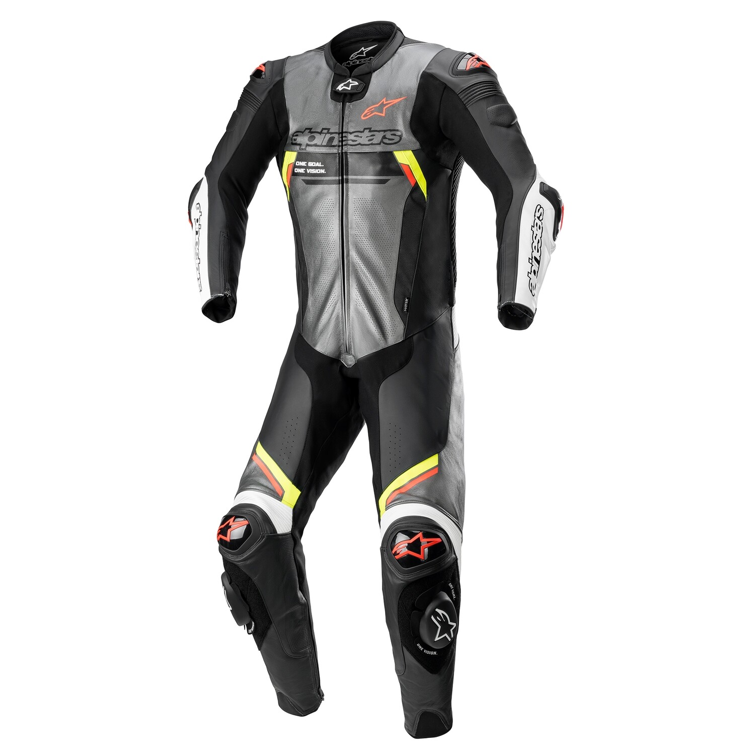 TRAJE MISSILE V2 IGNITION LTH MET GRY BLK YL