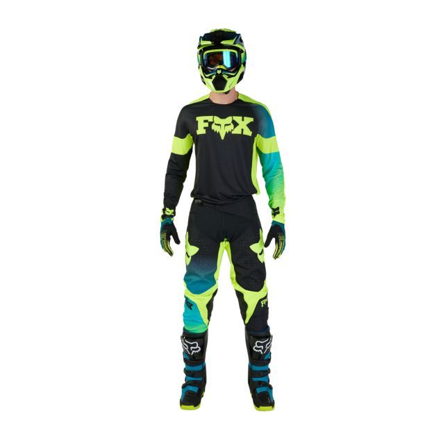 TRAJE MX NIÑO 360 STREAK BLK YLW, Talla: 28