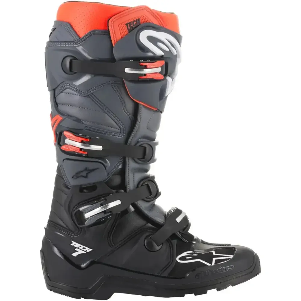 BOTAS TECH 7 ENDURO BLK/RD