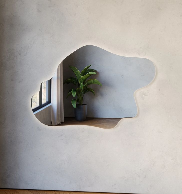 Île - Frameless Mirror With Backlight (125x83cm)