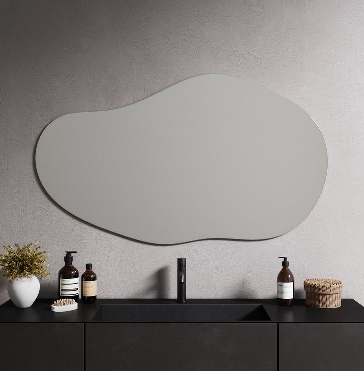 Sable Asymmetrical Bathroom Mirror (70x120cm)