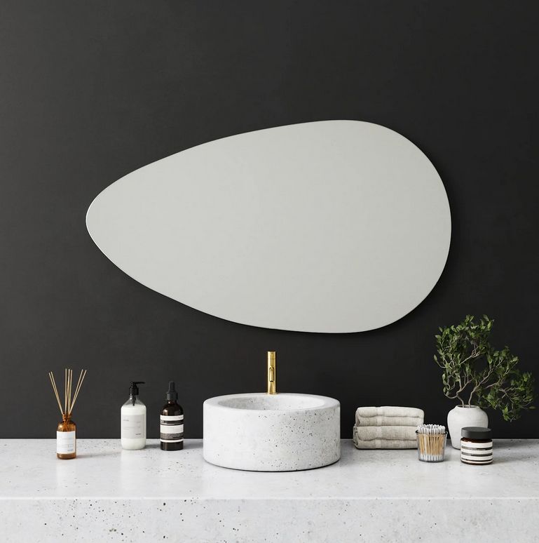 Baisse Asymmetrical Bathroom Mirror (55x100cm)