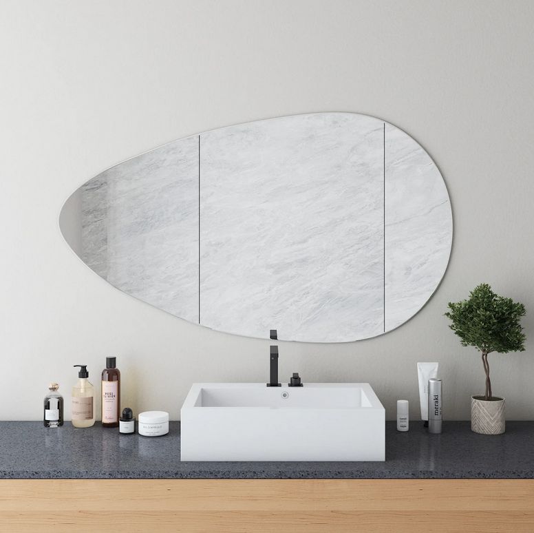 Baisse Asymmetrical Bathroom Mirror (75x130cm)