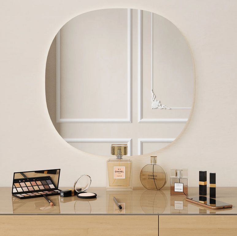 Ellipse Shaped LED Mirror (60cm)