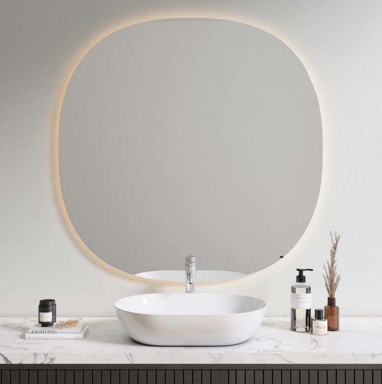 Ellipse Shaped LED Mirror (120cm)