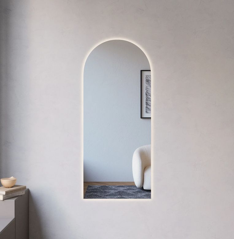 Arcade - Modern Arch LED Mirror (50x120cm)