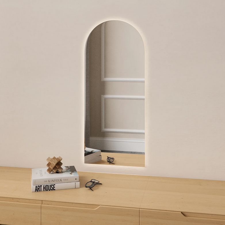 Arcade - Modern Arch LED Mirror (40x60cm)
