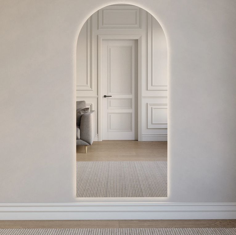 Arcade - Full-length Arch LED Mirror (100x170cm)