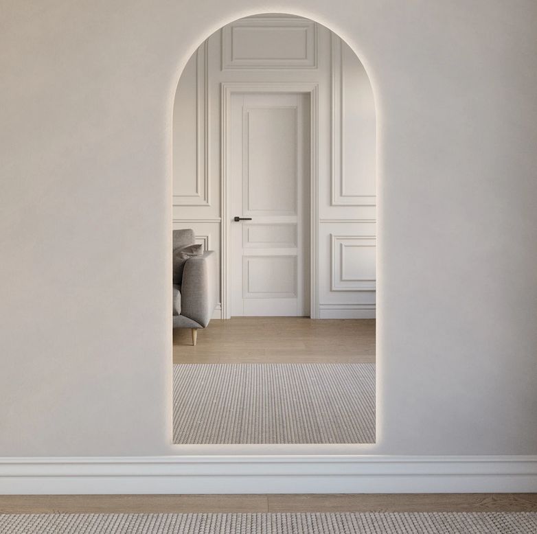 Arcade - Full-length Arch LED Mirror (70x150cm)