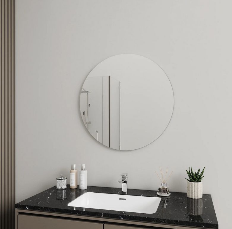Round wall mirror (80 cm)